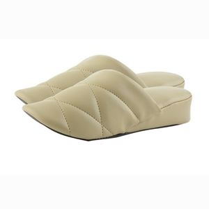 NWT Faux Leather House Slippers 8